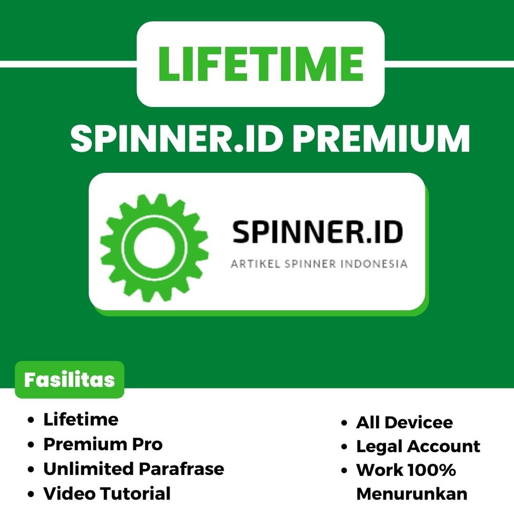 Spinner PRO LIFETIME Parafrase Bahasa Indonesia Menurunkan Plagiasi