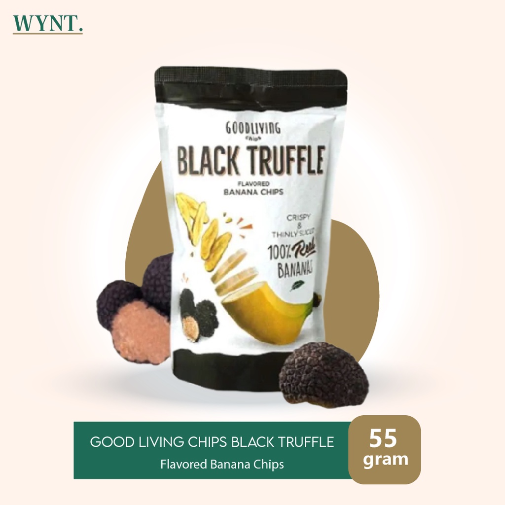 

Good Living Chips Black Truffle Flavored Banana Chips