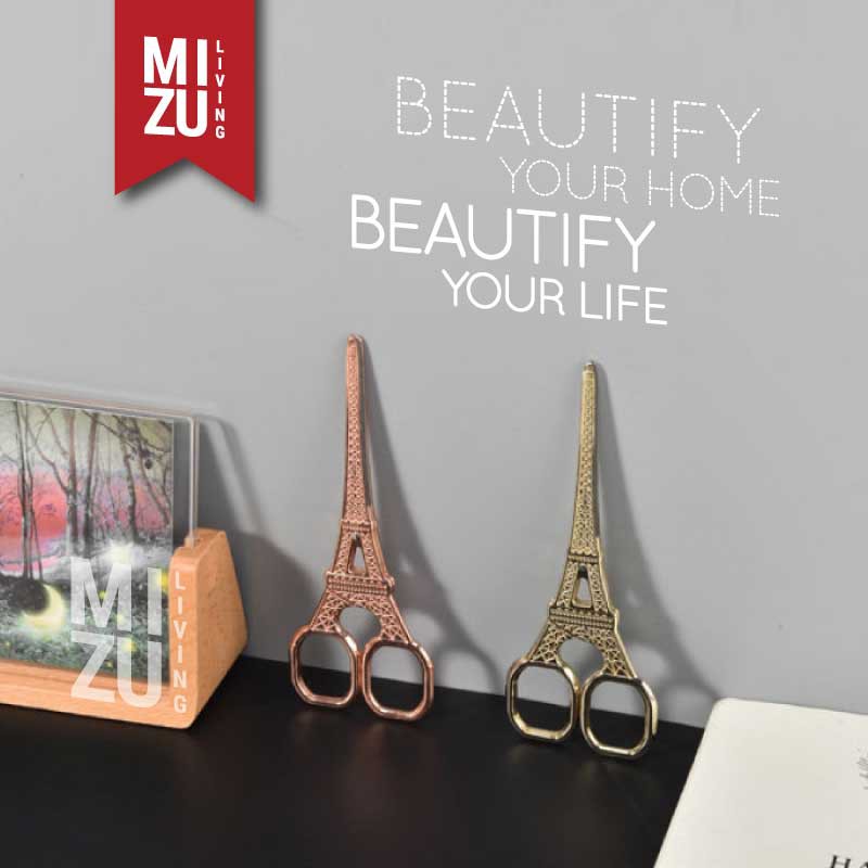 SUBLIMELY GOLDEN PARIS EIFFEL TOWER SCISSORS Gunting Emas Dekorasi Unik Cantik Craft Office Scissors-3