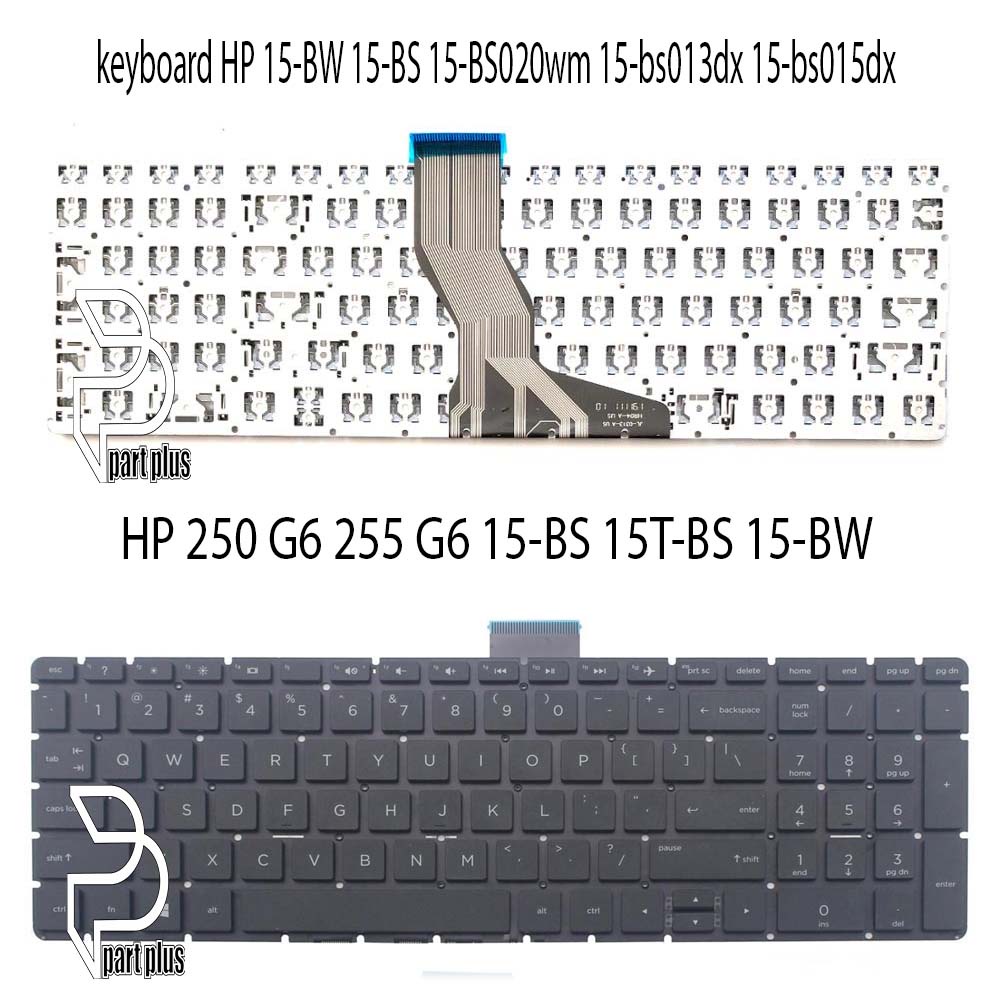 Keyboard Laptop HP 15-BW 15-BS 15-AB 15-AU 258 G6 15-CC 15-BR 15-BP 15G-BR