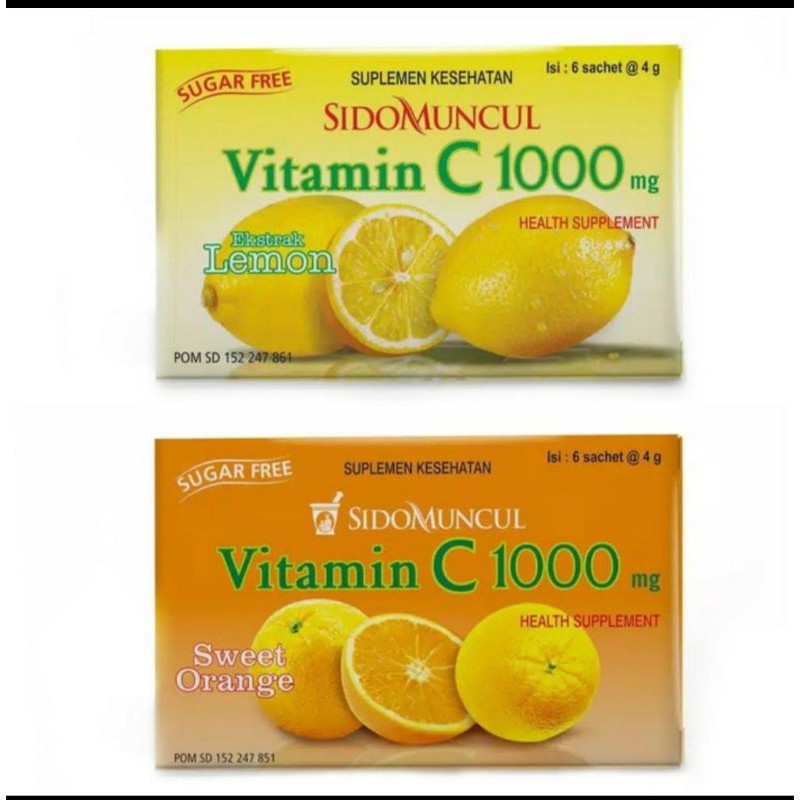 Beli Vitamin C 1000mg Sidomuncul Vitamin C Sido Muncul Box Isi 6 Jns Seetracker Indonesia