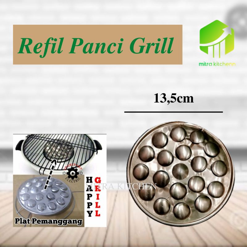 Refill Panci Grill Panggangan Pemanggang Bakar Panci