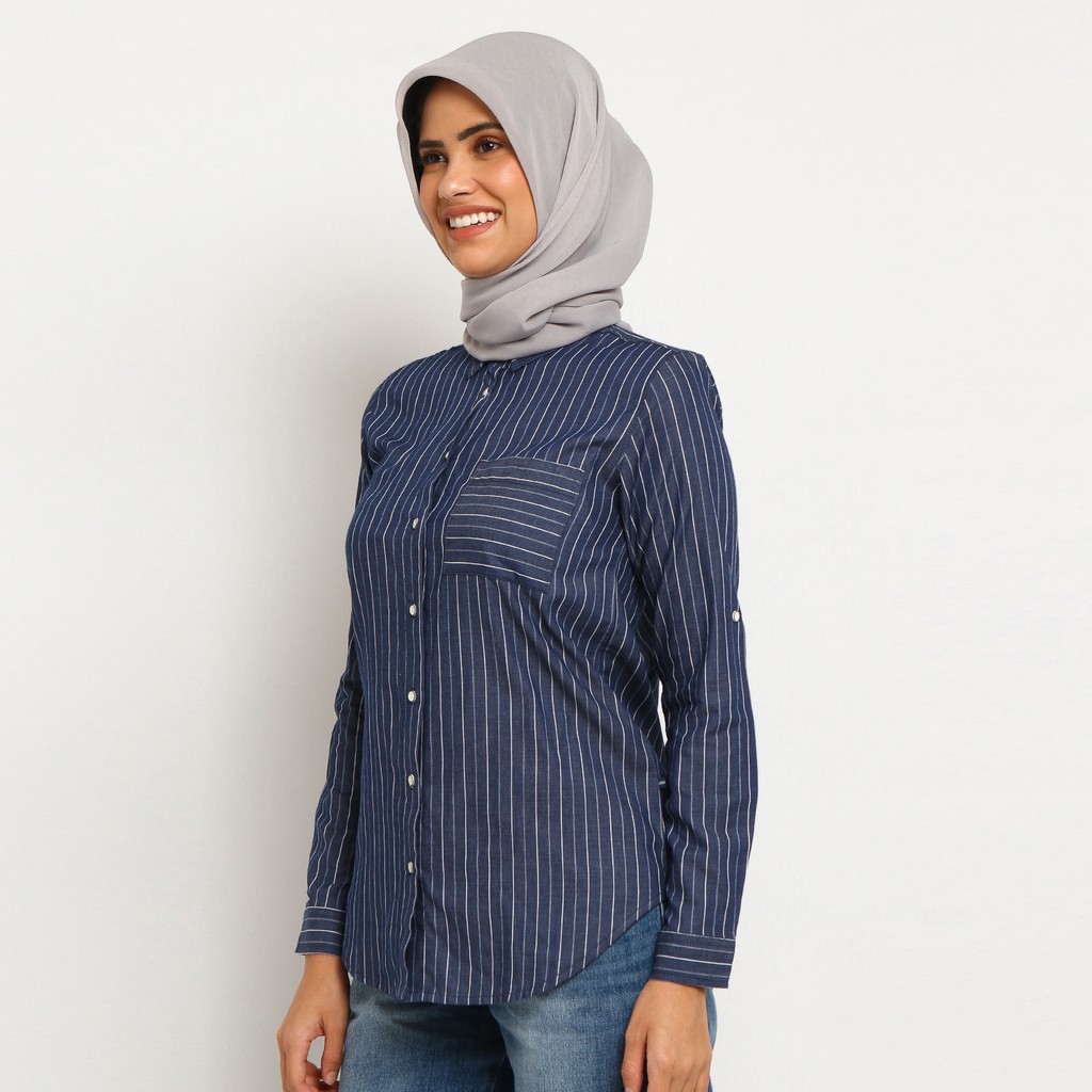 

Flamoush Elgova Blue Casual Shirt