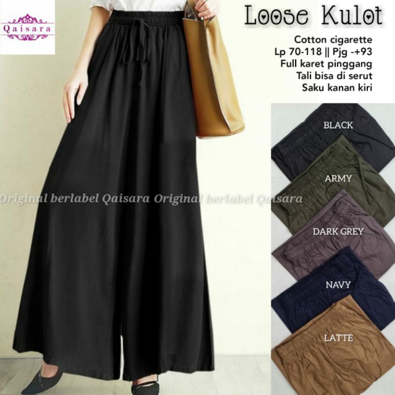 LOOSE KULOT BY QAISARA