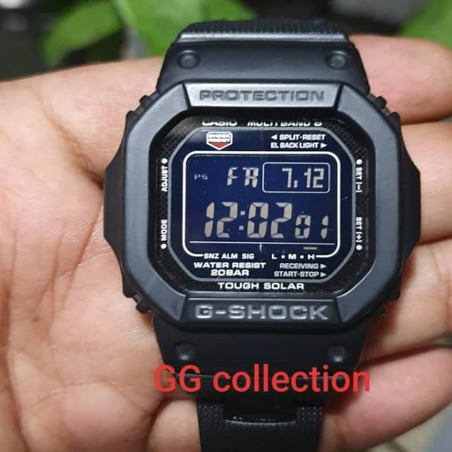 Casio G-Shock GW-M5610BC-1JF  Tough Solar GWM5610 M5610 - Gshock Watch Only tanpa Bracelet strap