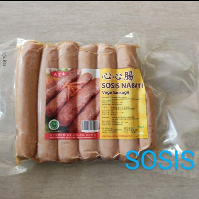 Sosis Vegetarian Bahan Beku