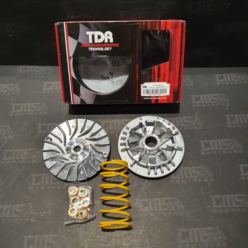 Set CVT TDR Racing Yamaha Nmax / Aerox 155 Bore Up 2 Pulley Roller Per CVT TDR