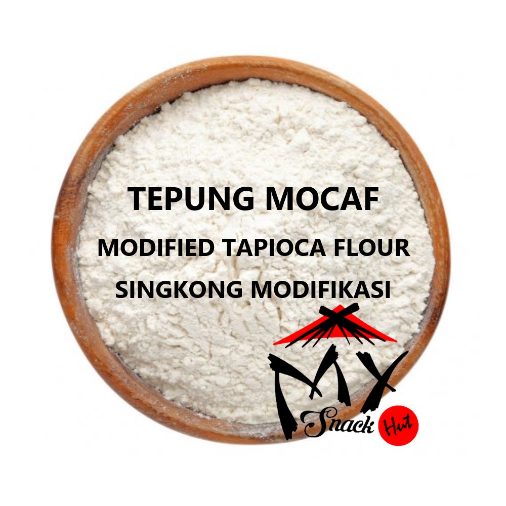 TEPUNG MOCAF 100GR - MODIFIED CASSAVA FLOUR POWDER BUBUK MOKAF MPASI SINGKONG UBI KAYU MODIFIKASI