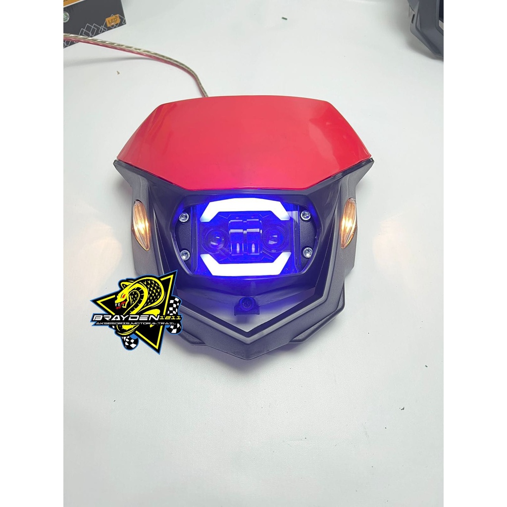 Headlamp reflektor polisport polysport klx 150 crf 150 L batok lampu depan klx BF Dtracker wr155 trail