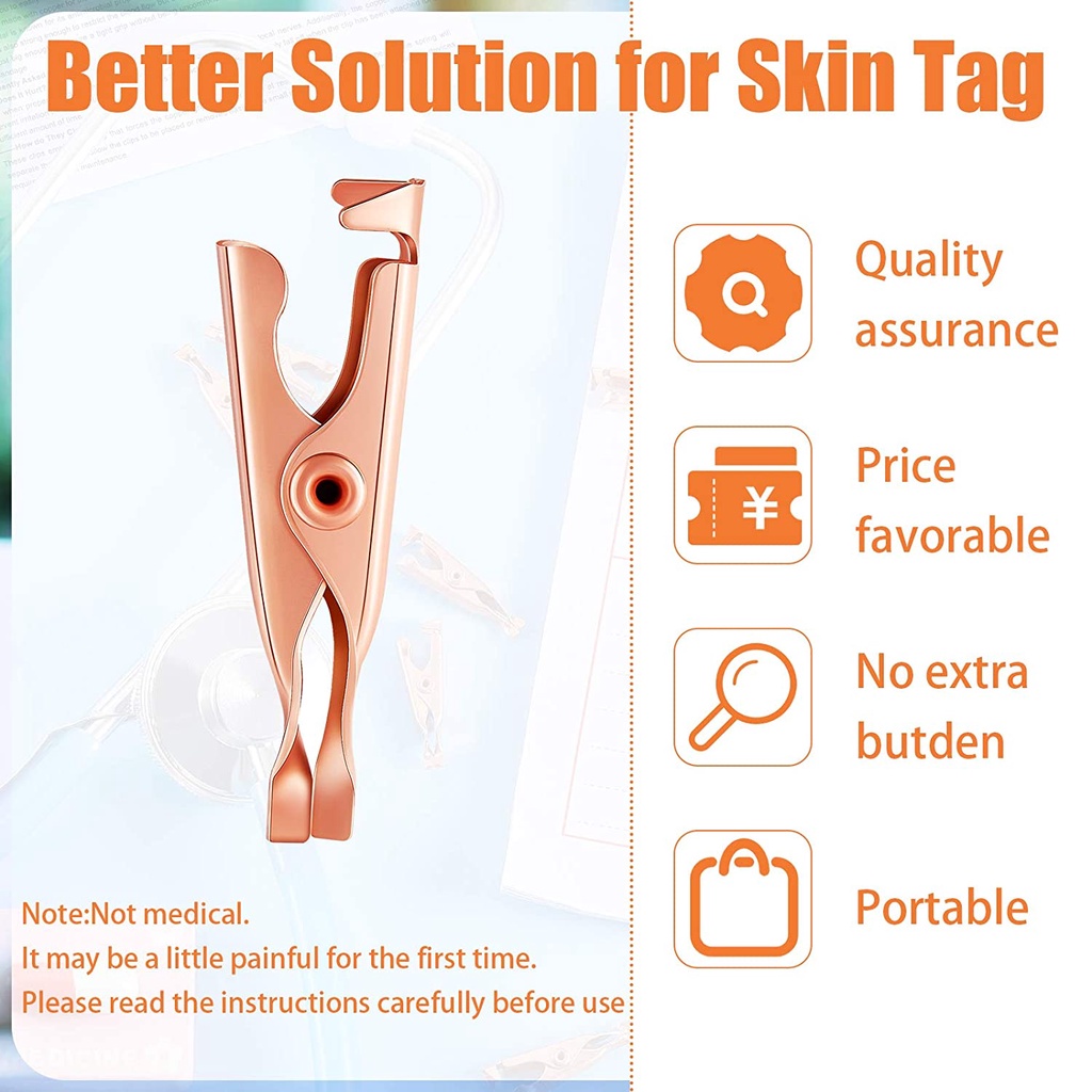 2Pcs/Box  Skin Tags Remover Small Clip