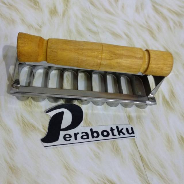 Cetakan Kastangel Kue Kering Keju Kacang Bentuk Oval