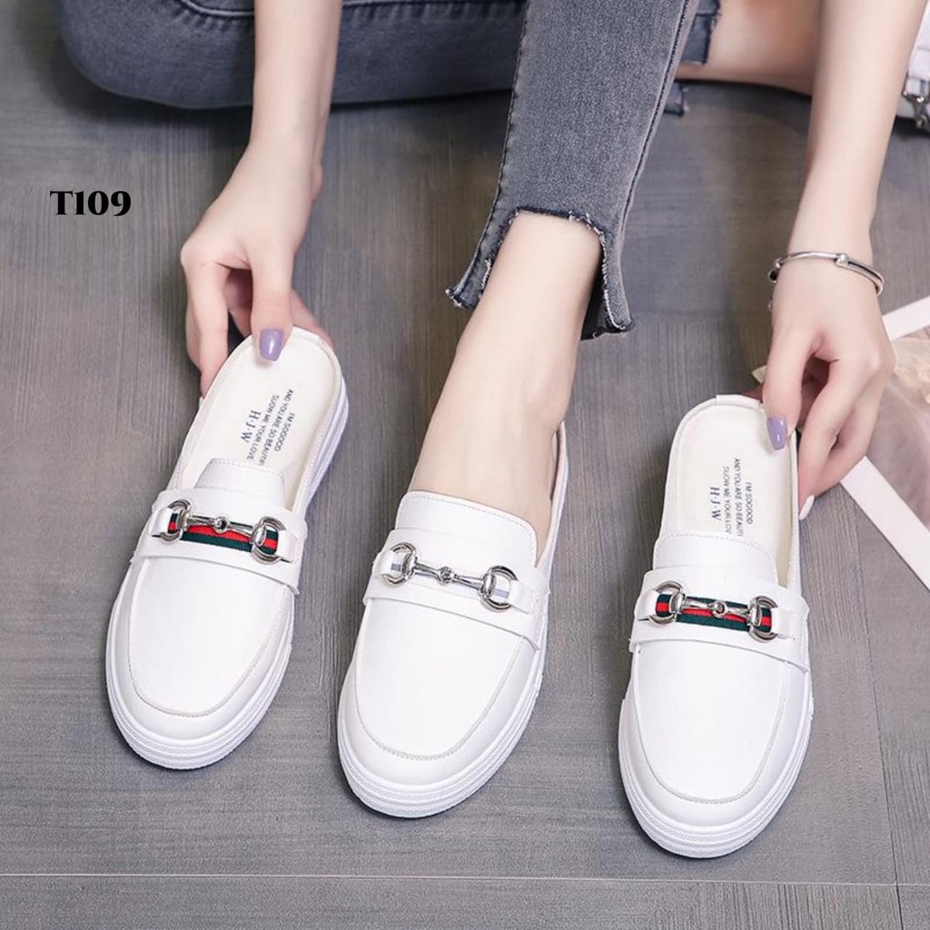 RESTOCK PRF SNEAKERS SLOP FASHION KOREA NYAMAN DI KAKI MODEL KOREA STYLISH T109