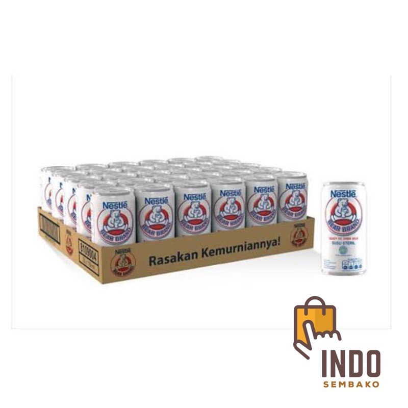 Susu Beruang Bear bran isi 30 pcs karton dus / susu beruang 198ml dus isi 30 kaleng