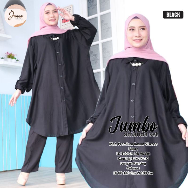 AMANDA ONE SET JUMBO LD140 XXXXXL RAYON ORIGINAL MAYRA