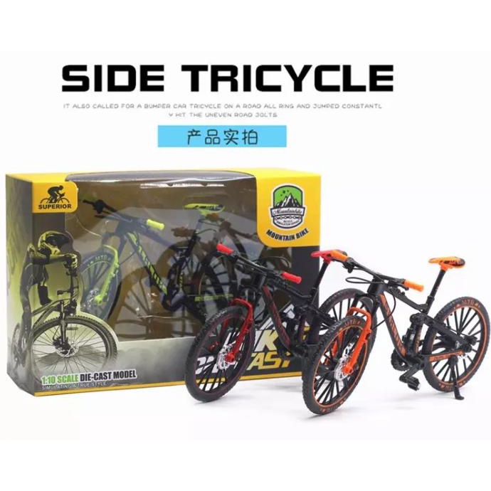 DIECAST SEPEDA GUNUNG MINIATUR SKALA 1:10 MAINAN DAN KOLEKSI