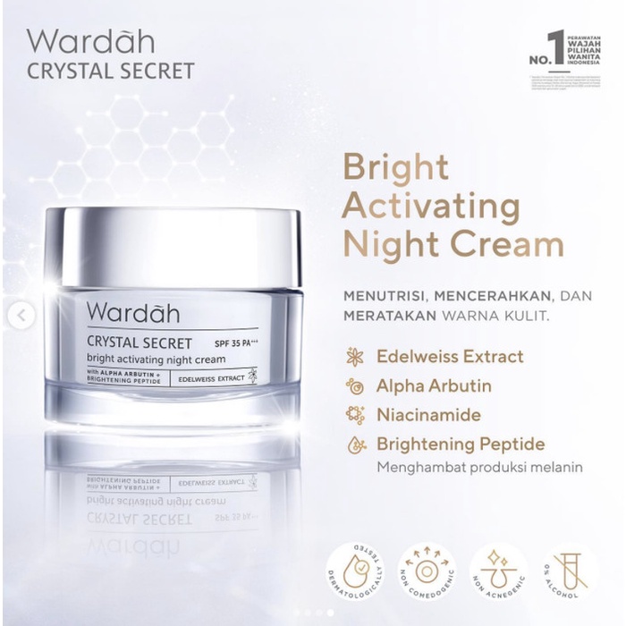 Wardah Crystal Secret Night Cream