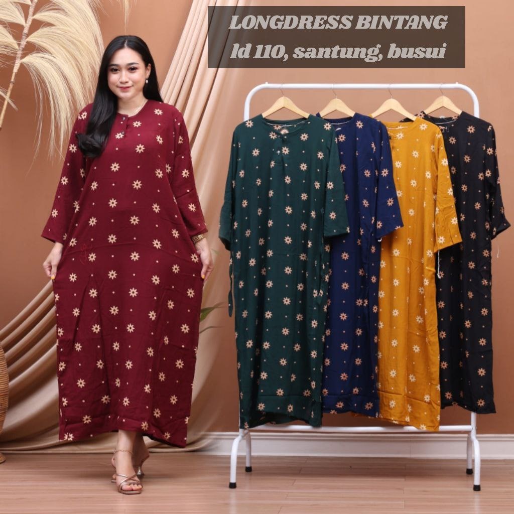 DASTER PANJANG BATIK - BUSUI DADA KANCING - ADEM - HALUS - MURAH - batiknusantara11-LD. Truntum