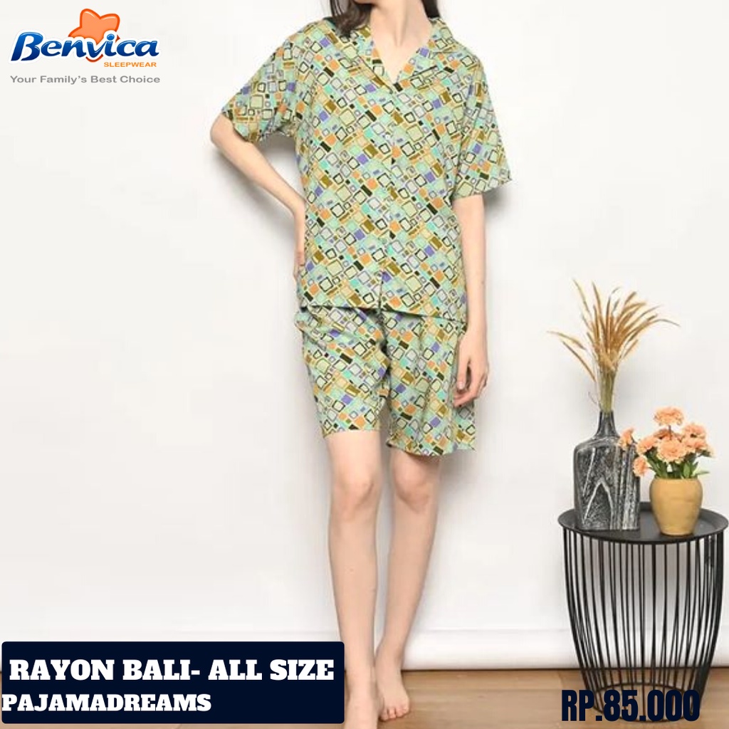 BAJU TIDUR CELANA PENDEK RAYON ALL SIZE BANYAK MOTIF PJD