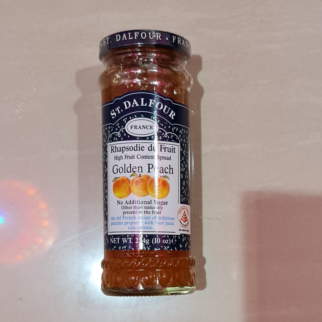 Selai Rasa Buah St. Dalfour Golden Peach Jam 284 Gram