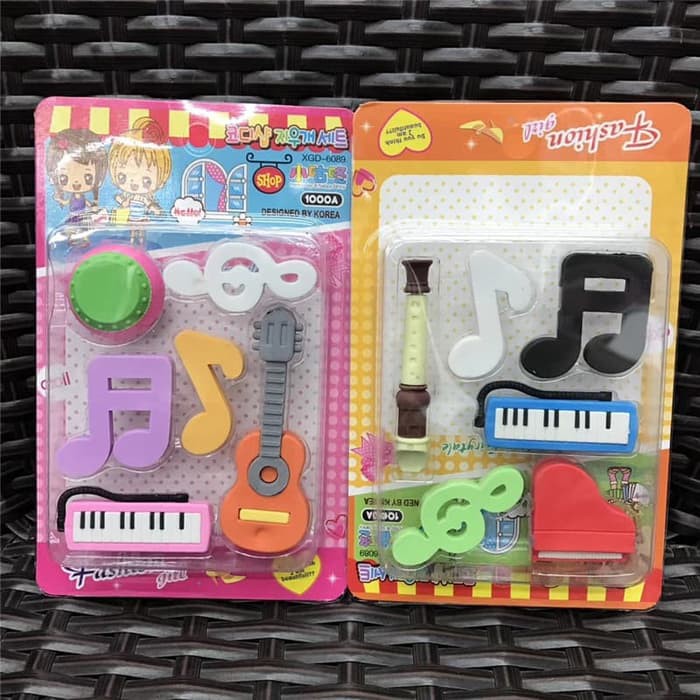 

Penghapus Unik / Eraser Motif Music Lucu