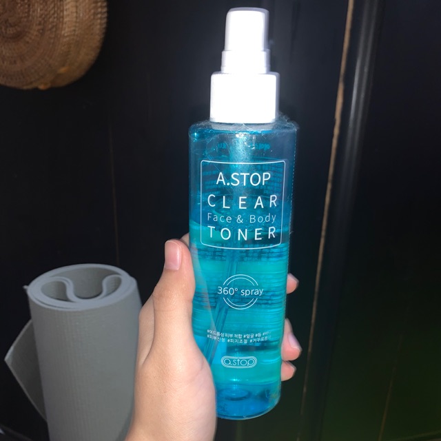 A Stop Clear Face and Body Toner (PRELOVED)