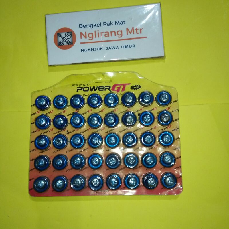 baut Mur Plat nomer obeng plus ring monel universal Power GT