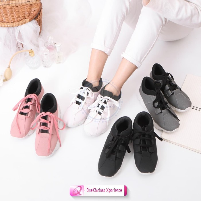 Sneakers Wanita Import Sepatu Wanita Ori Slavina Tp13 Sepatubatam VP794 Sneaker Andira Kets Kekinia