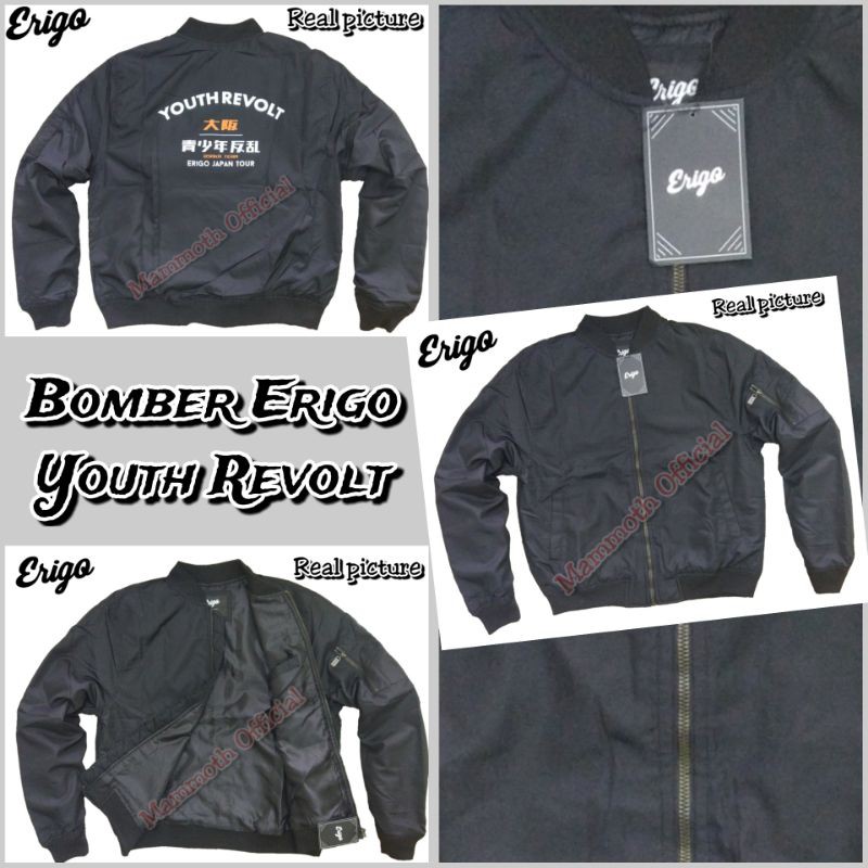 JAKET BOMBER ERIGO BOMBER JACKET YOUTH REVOLT