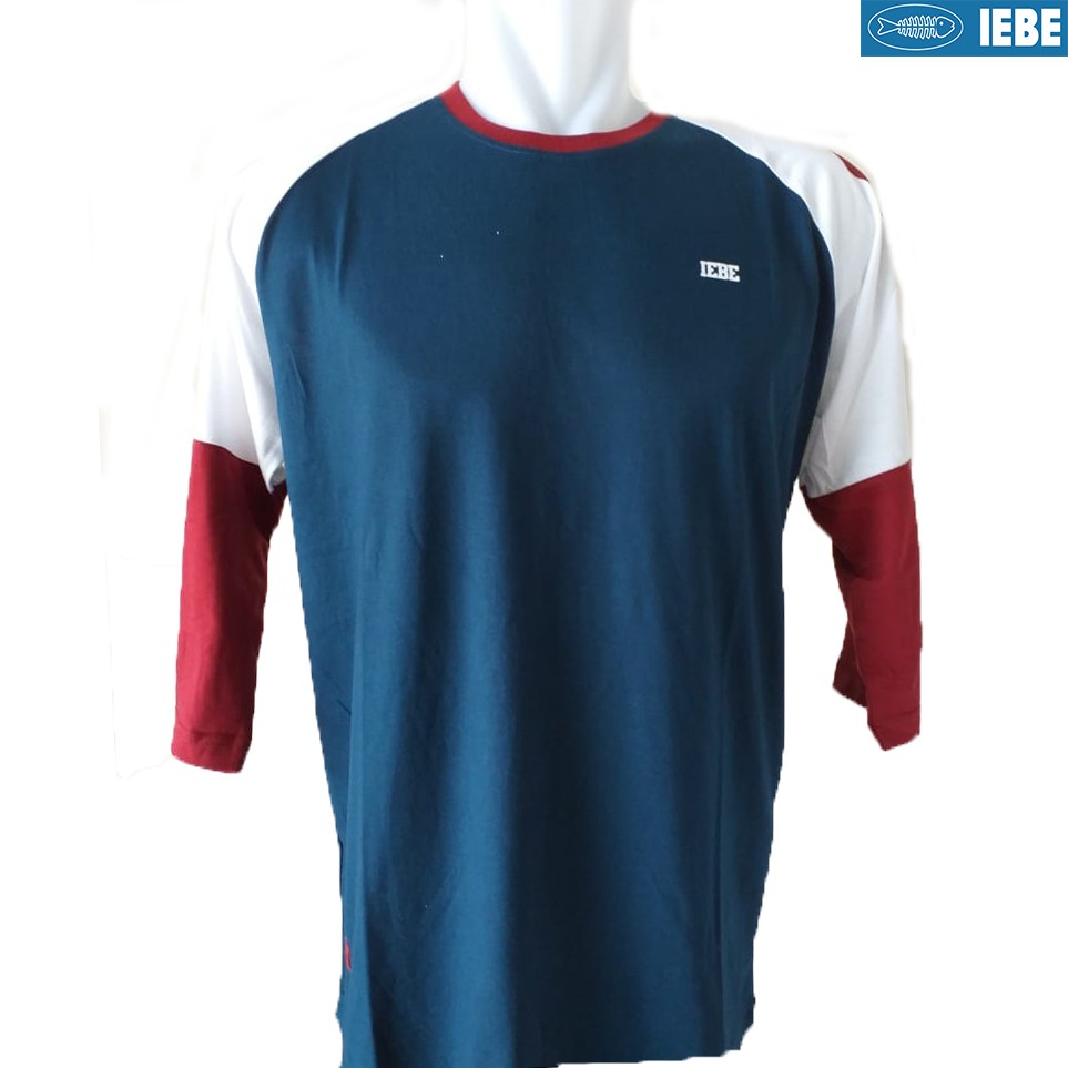 

IEBE Kaos Pria Raglan Tangan 7/8 Casual L1EI2028