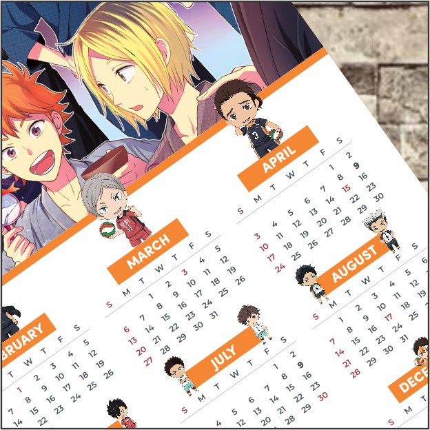 Poster Anime Terlengkap A3 - Kalender Anime 2022 Kimetsu no Yaiba Demon Slayer Tokyo Revengers Genshin Impact Haikyuu Jujutsu Kaisen-4