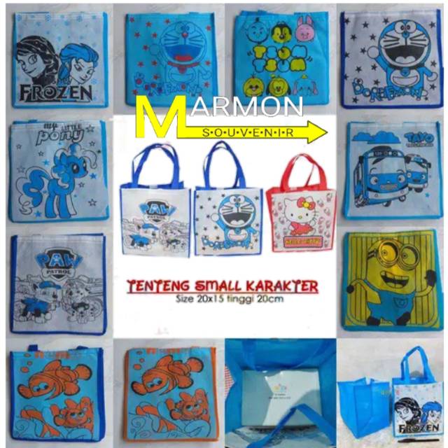 

TER MURAH SE SHOPEE!! TAD TENTENG/ GOODIE GOODY BAG KARAKTER SOUVENIR ANAK ANAK LUCU MURAH TEBAL
