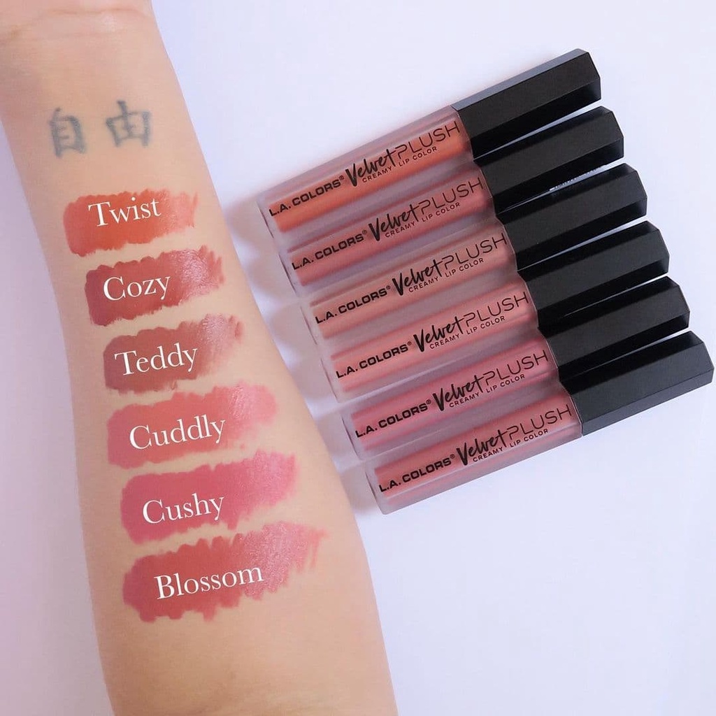 ❤ MEMEY ❤ LA COLORS Velvet Plush Creamy Lip Color | Lip Cream