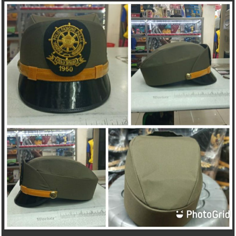 TOPI PET PDU POL PP CEWEK GOLONGAN 2/ TOPI PET PDU POL PP WANITA GOLONGAN 2/TOPI PET POL PP GOLONGAN