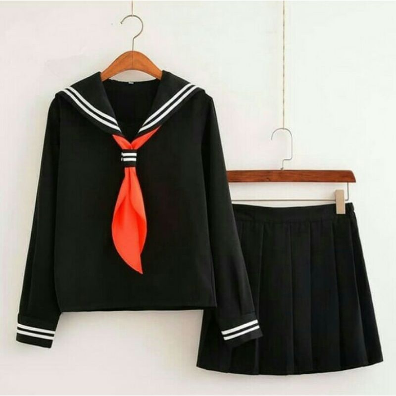 Seifuku baju seragam sekolah jepang, cuci gudang