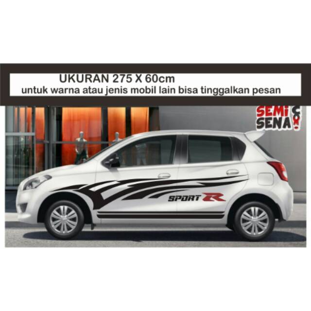 Stiker Mobil Datsun Go Shopee Indonesia