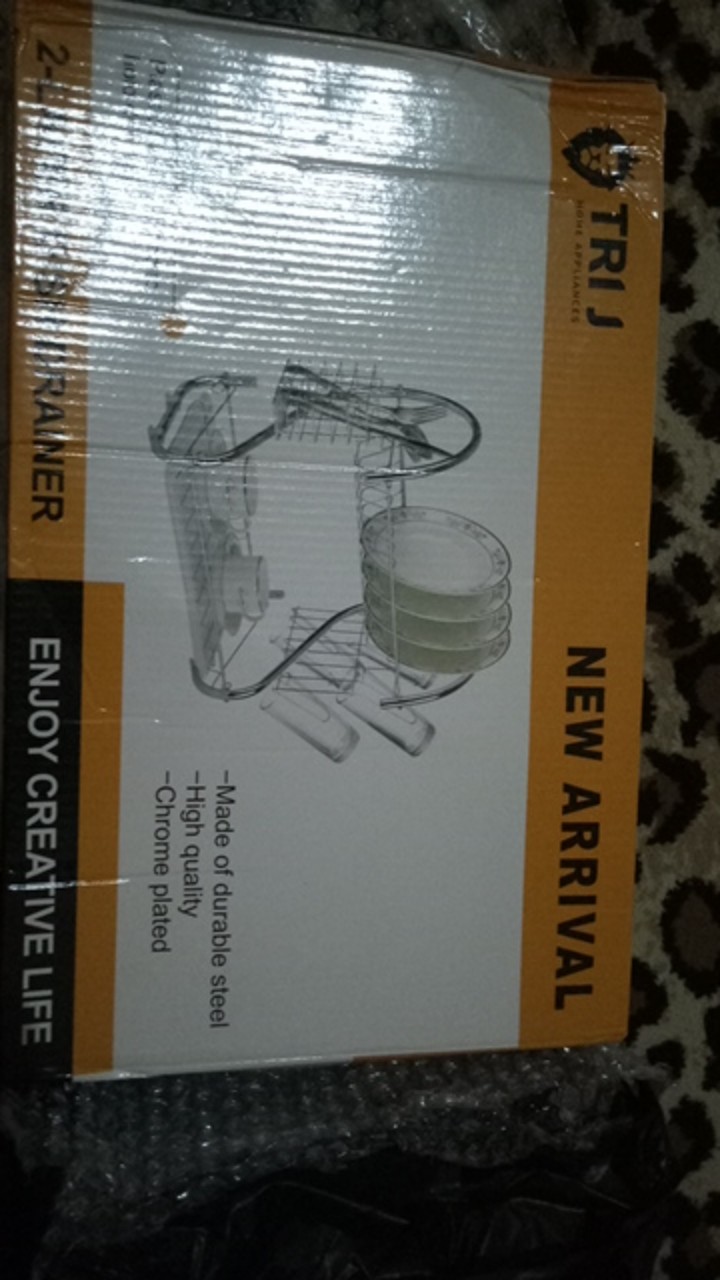 Rak Piring Stainless 2 Susun