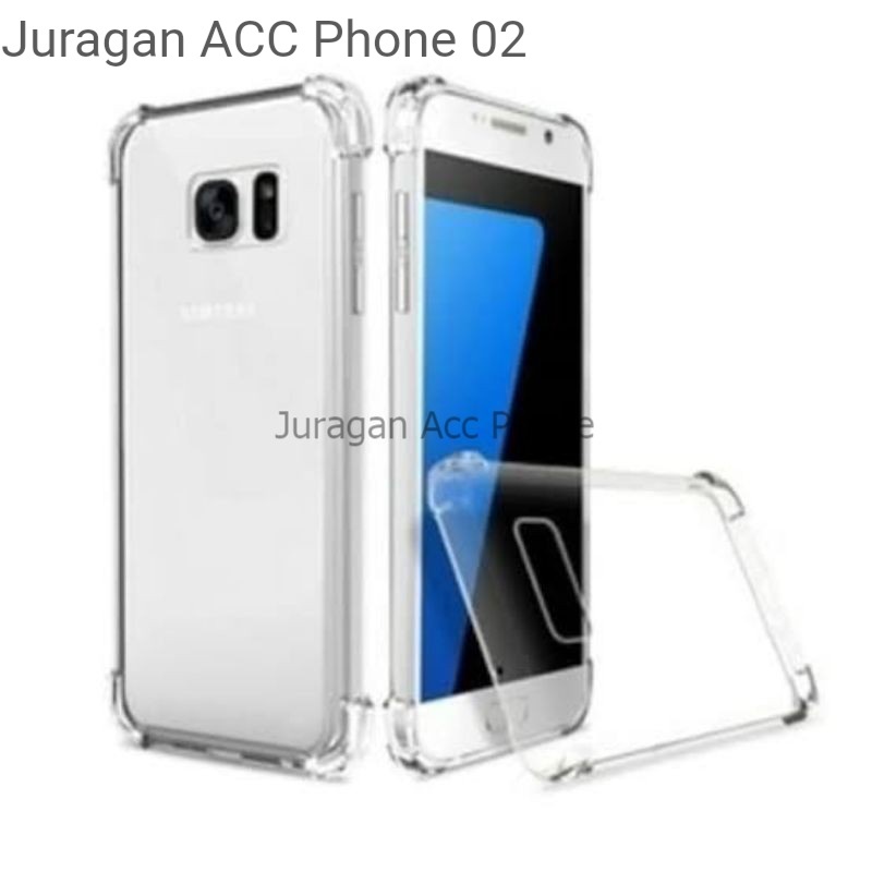 Case Anticrack Soft Case Bening Anti Shock Samsung Galaxy S7 Casing Silikon Anti Crack Samsung S7 Te