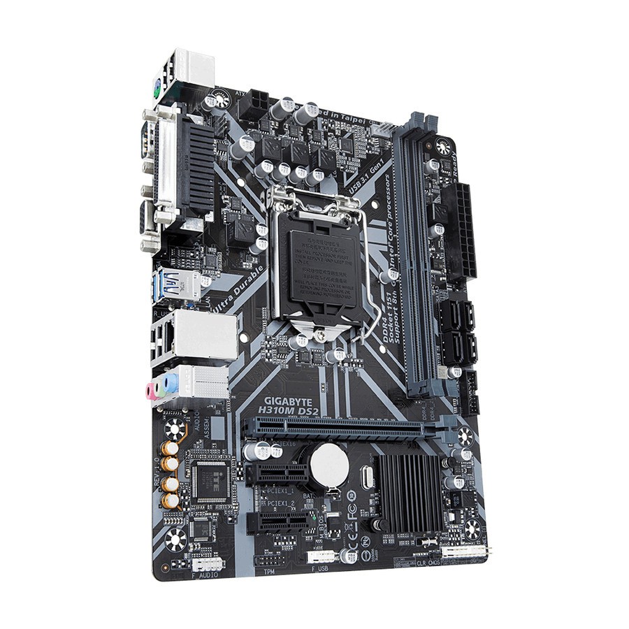 Motherboard Gigabyte H310M-DS2 (LGA1151, H310, DDR4, USB3.1, SATA3)