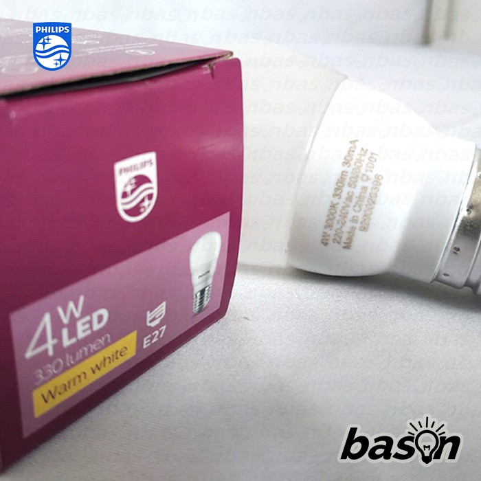 PHILIPS LED Bulb 4W E27 P45 - Bohlam Lampu LED MyCare Mini