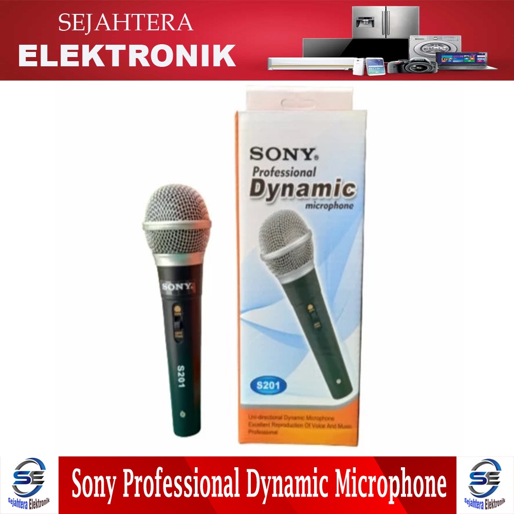 SONY Proffesional Dynamic Microphone S 201 - Microphone Sony S 201