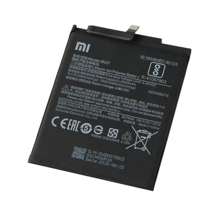 Baterai Xiaomi Redmi 6 / Redmi 6A / BN37 Original