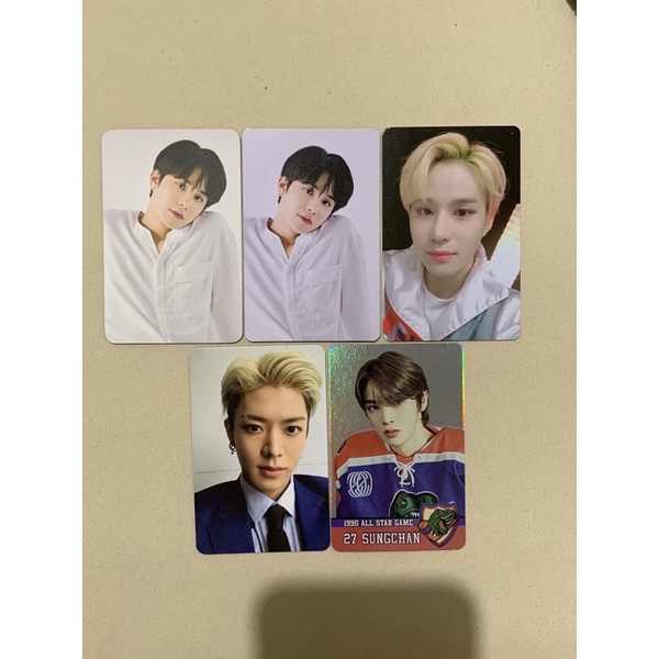 Trading Card Holo Sungchan SC/JUNGWOO JW SG21 Ktown4u / JUNGWOO JW SG21 Withdrama // YUTA 1st Player