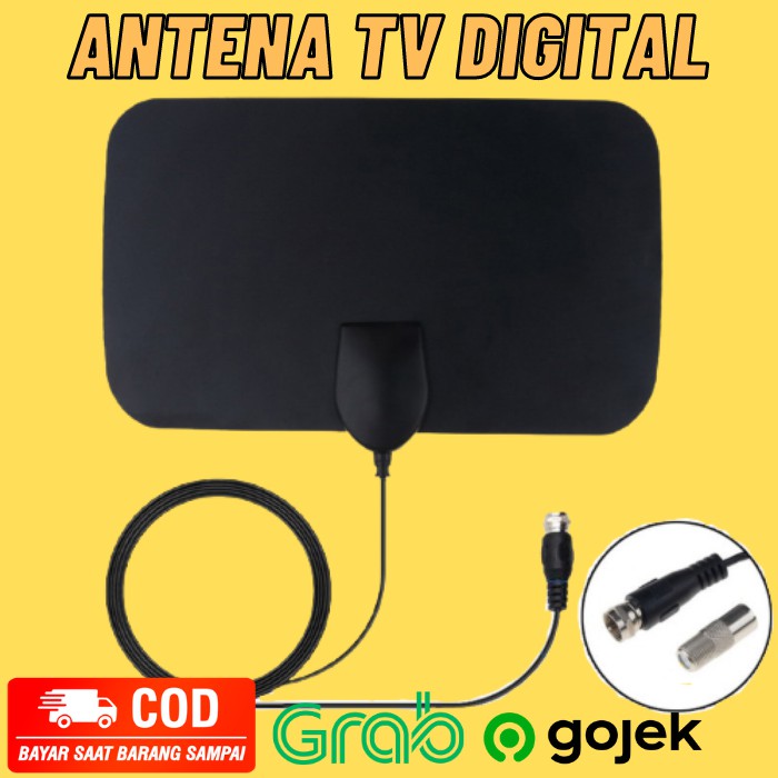 Antena Indoor TV Digital Penguat Sinyal TV LCD LED Tabung Penangkap Sinyal Televisi Dalam Rumah