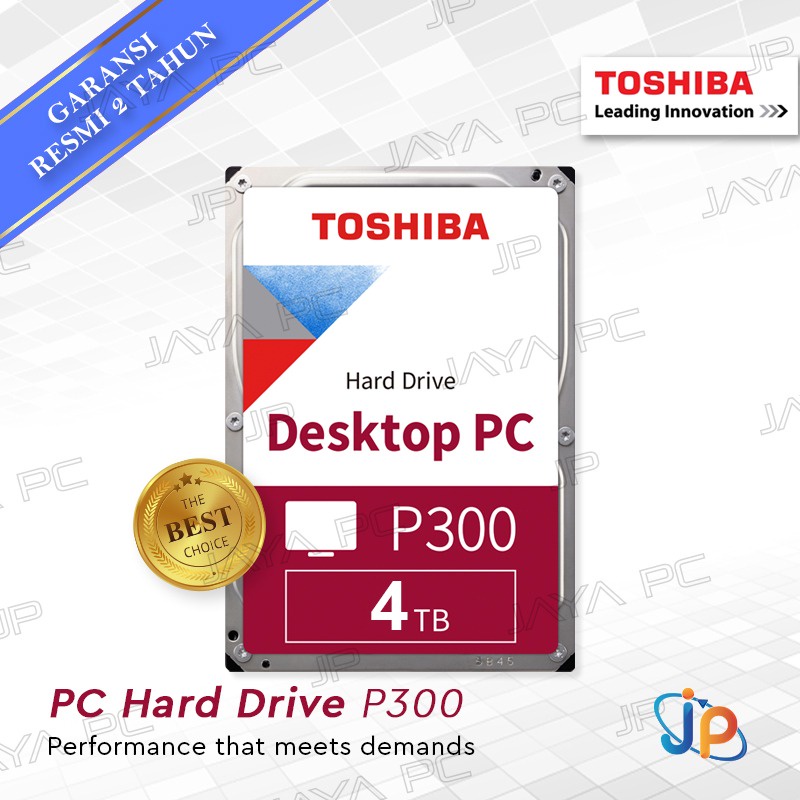 Toshiba PC P300 4TB 3.5" HDD/ HD/ Hardisk/ Harddisk Internal