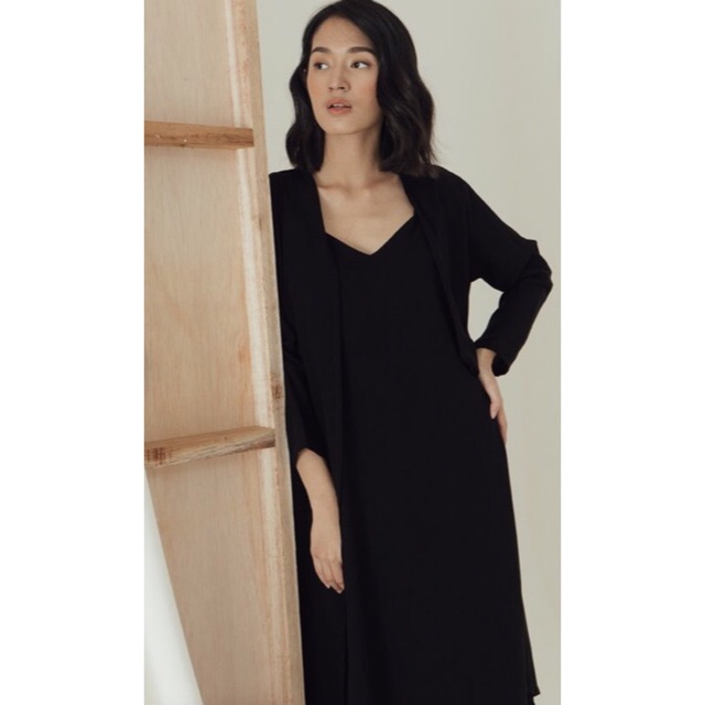 Valencia set in black by claryn the label clarynclothing ittaherl eunoia valensia dress outer