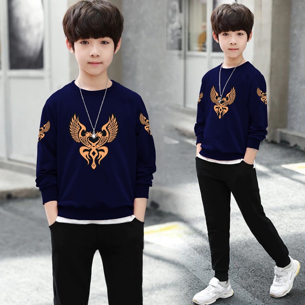 Switer Burung Terbaru / Sweater Anak Laki-laki /  Sweeter Gaming Bahan Babyterry / FLAVA_STORE