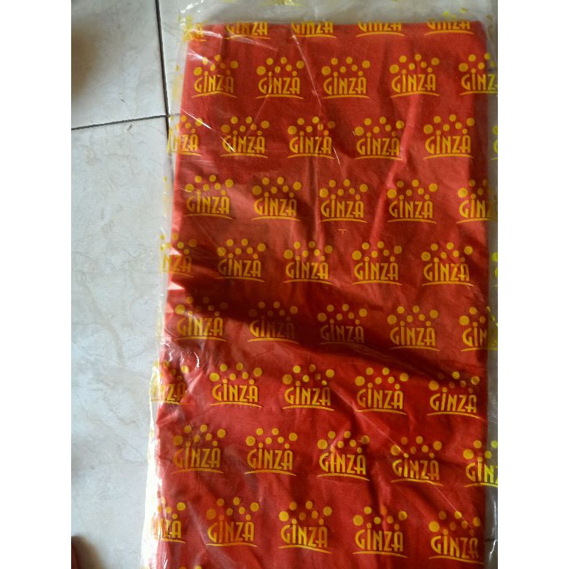 kresek ginza jumbo ukuran 40 50 merah biru putih kuning hitam medis