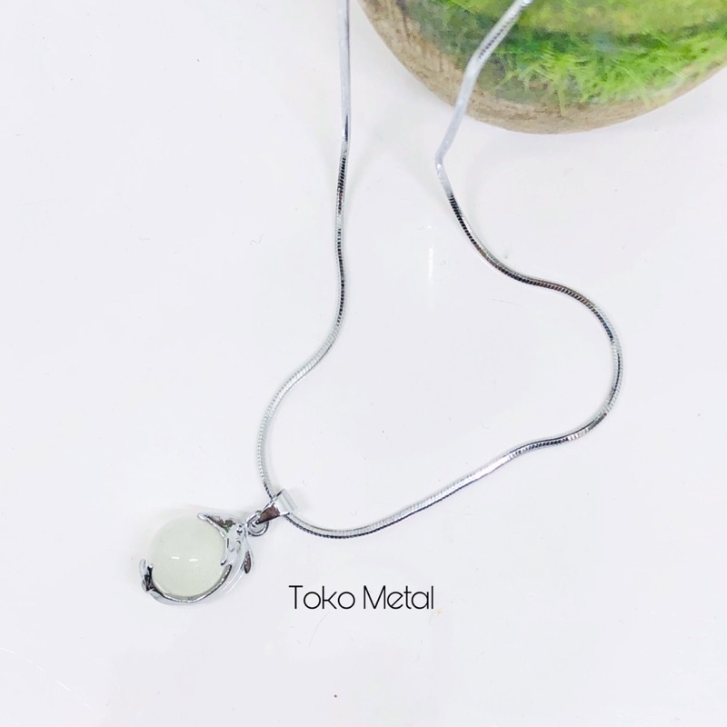 COD✔️ KALUNG RHODIUM + LIONTIN MODEL TERBARU [TOKO METAL]