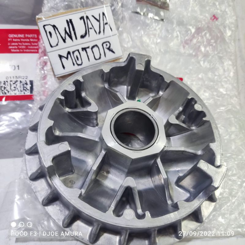 rumah roller pcx pulley pcx custom kode k97 puly bubut honda pcx150