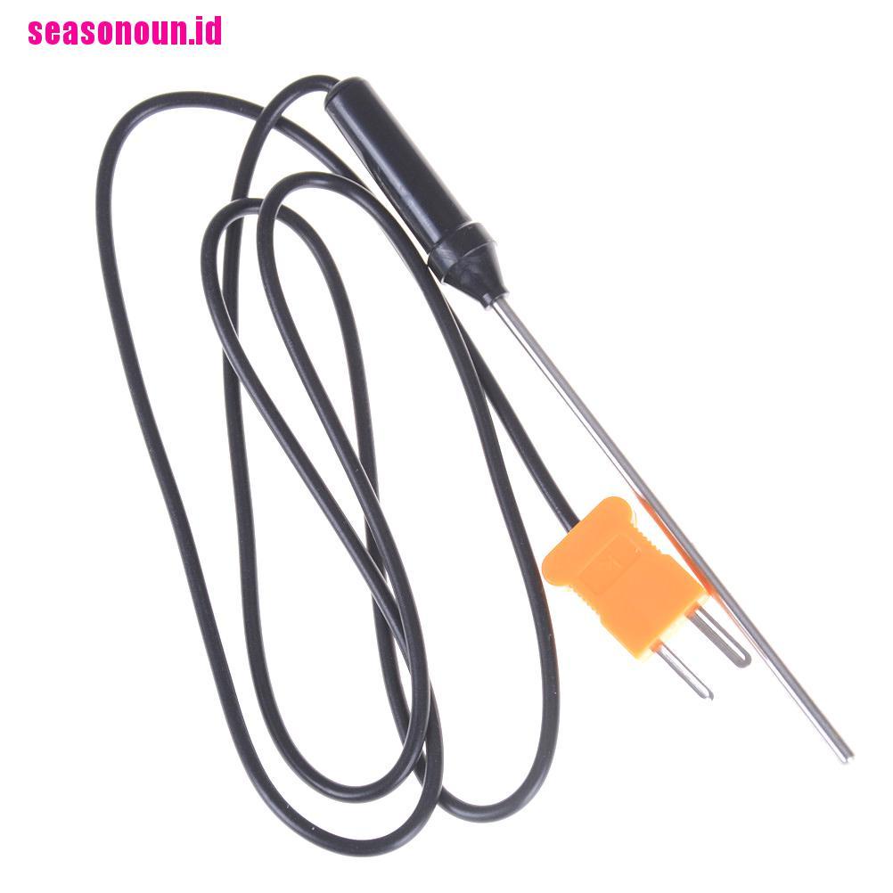 Thermocouple Probe Tipe K Bahan Stainless Steel Untuk Suhu Digital